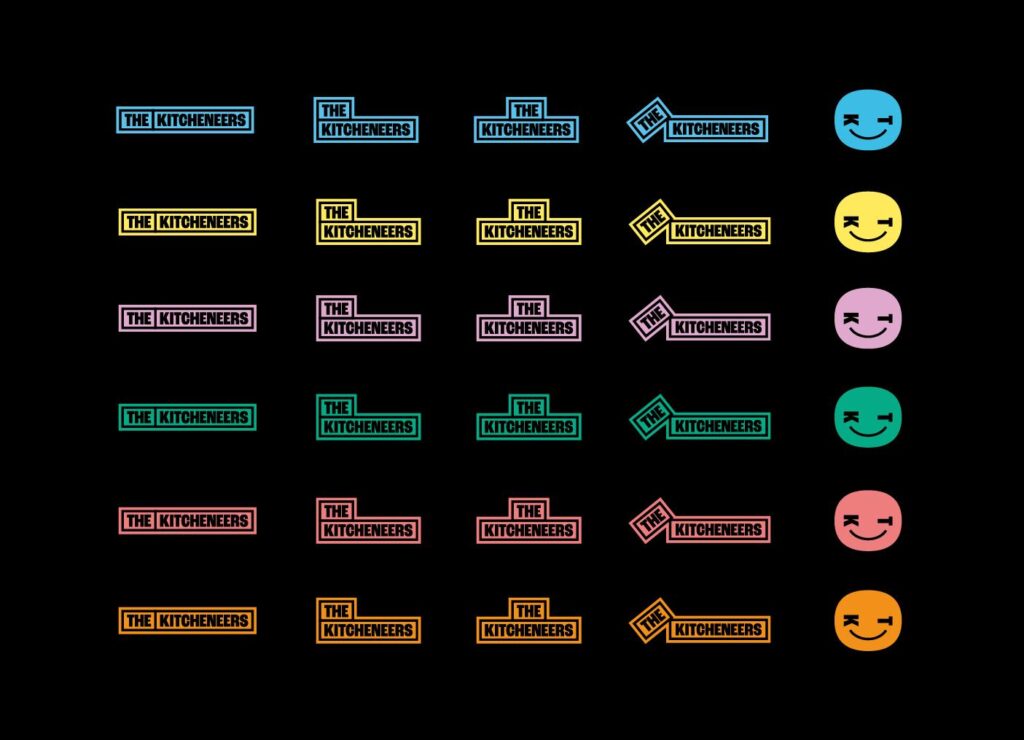 Brand research agency for food The Kitcheneers logos