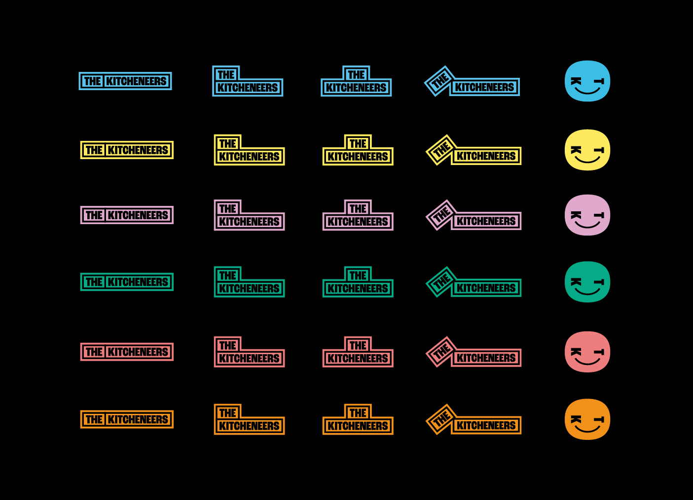 Brand research agency for food The Kitcheneers logos