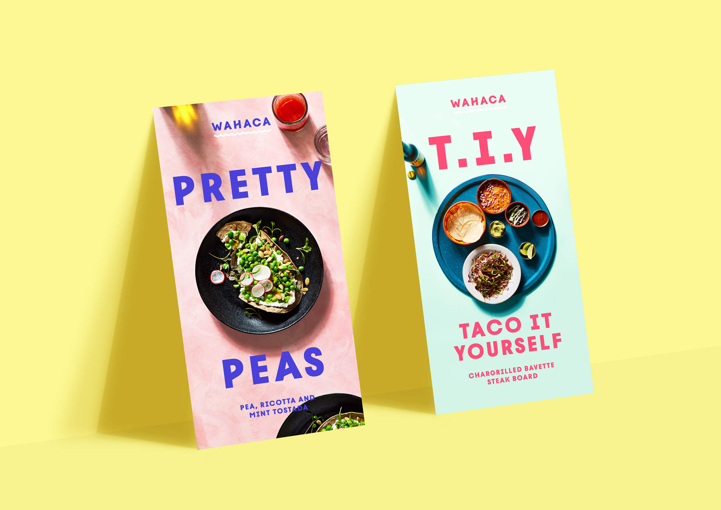 Wahaca 2.0 A-board designs by Without®